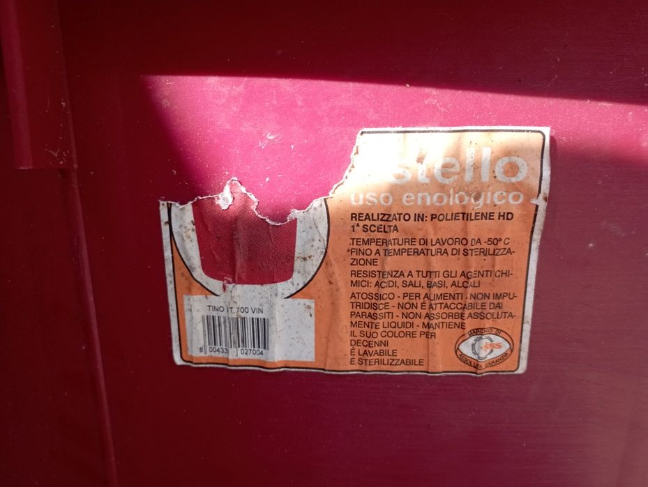 Tina plástico multiusos