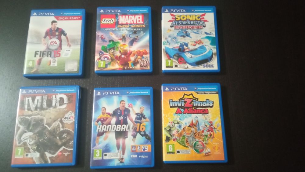 Jogos PSVita e Capa para transporte