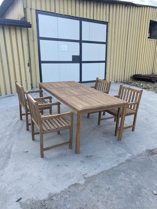 Zestaw tarasowy zestaw ogrodowy LITE DREWNO  nowy 4 osobowy