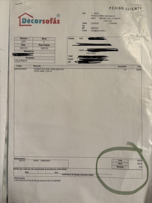 Vendo sofa + Cadeira com repousa pes