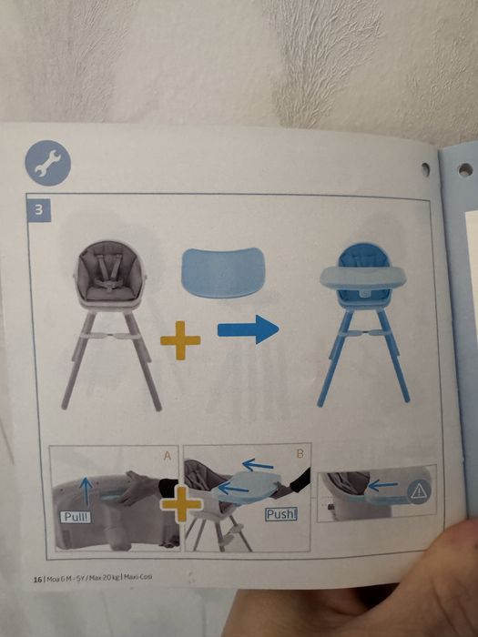 Cadeira refeição Maxi cosi Moa 4 em 1