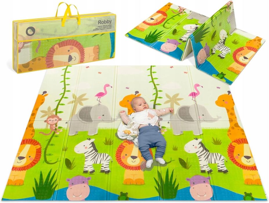 Lionelo Robby Mata dla dziecka składana 200x180cm