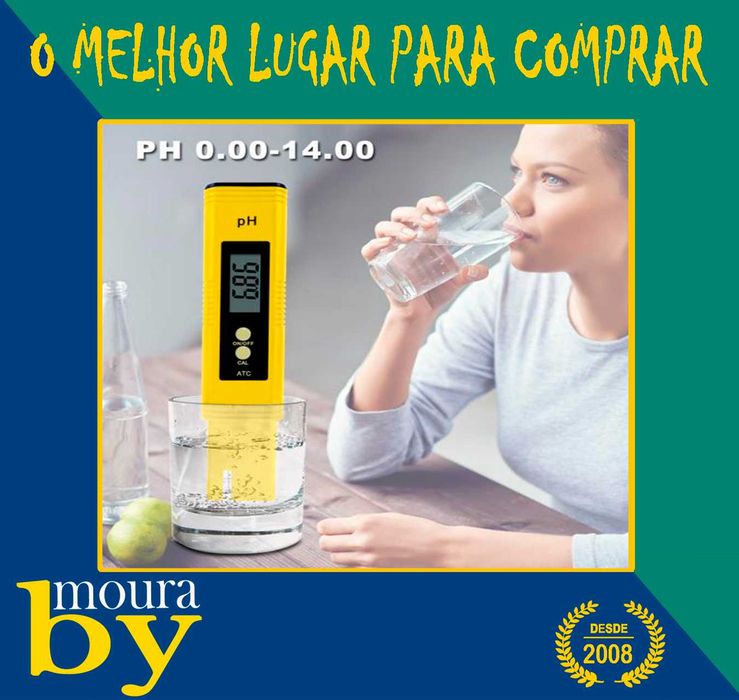 Medidor de PH pureza da água ppm filtro de aquário