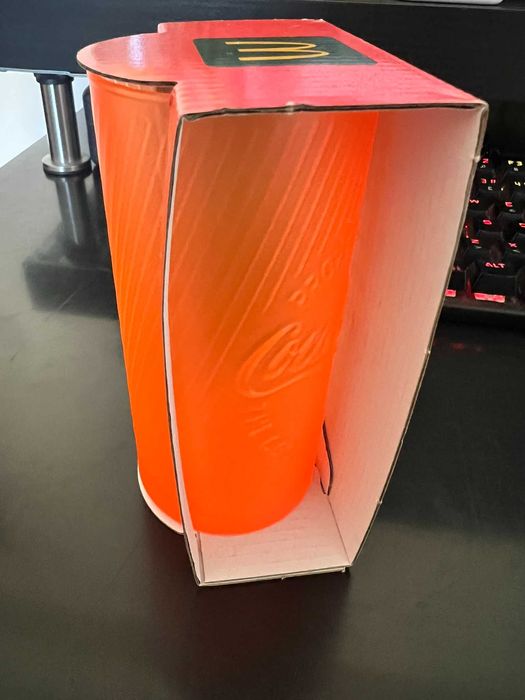 Copo McDonalds laranja (Coca-Cola) Edição 2024