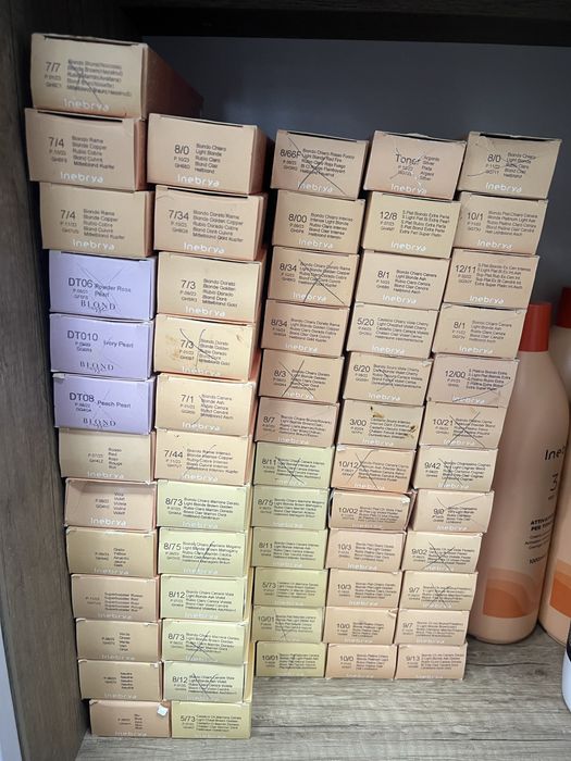 Фарба для волосся Inebrya, окисник для волосся