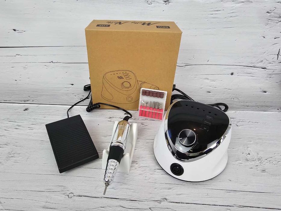 Okazja! Nowa frezarka do paznokci 65W 35000 RPM manicure pedicure zestaw frezów