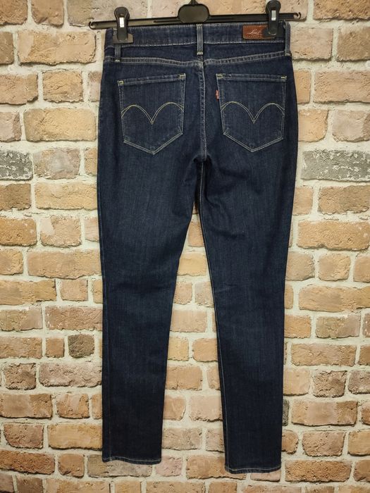 Levi's jeansowe spodnie rurki bold curve skinny 28