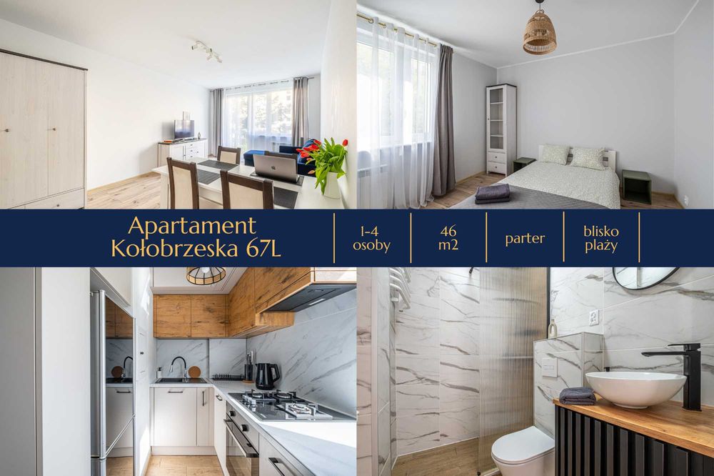 Nowoczesne Apartamenty - Blisko morza - nawet do 4 osób