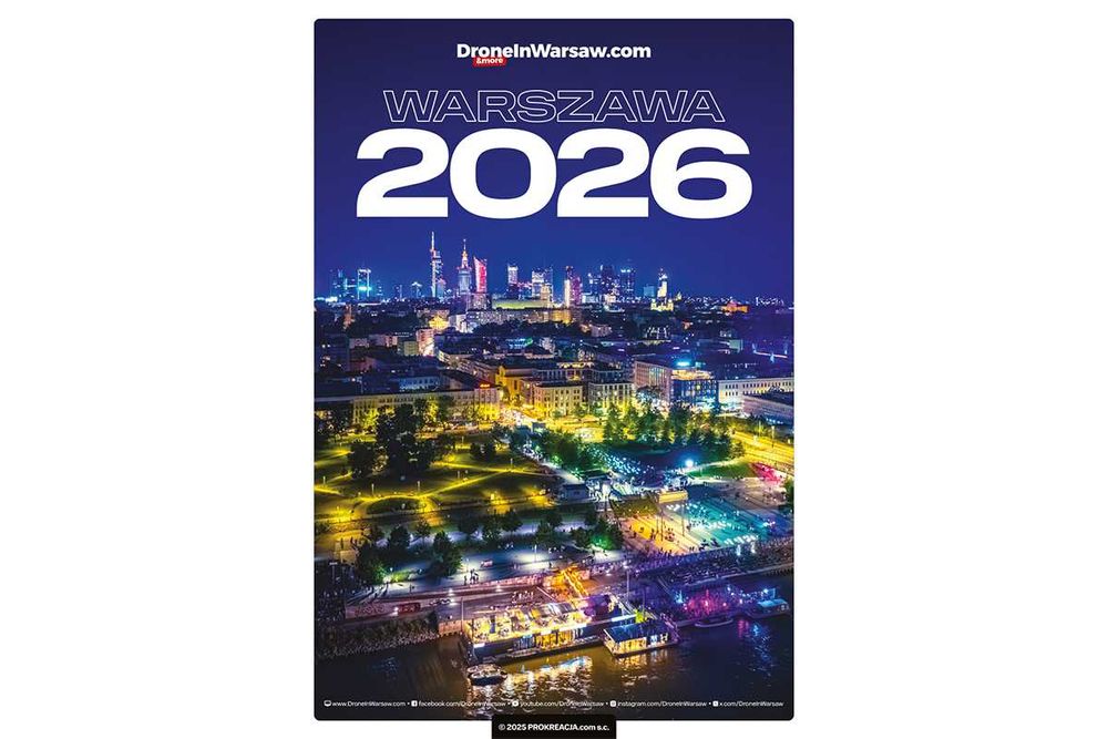 Kalendarz ścienny WARSZAWA 2026 - nowy, zafoliowany!