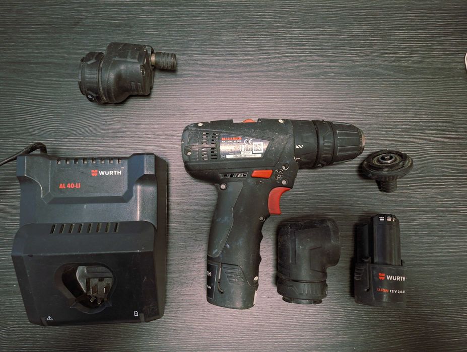 Wiertarko-Wkrętarka WURTH (BS12-A MULTI) 2X2,0AH