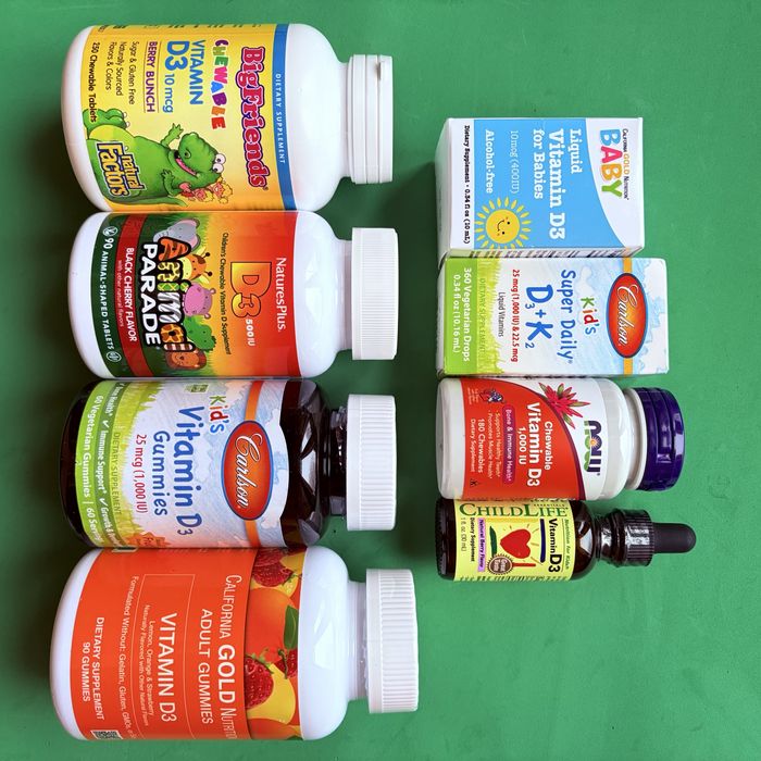 Для дітей!Вітамін д3,С.Кальцій•Омега•Магній,Залізо, цинк,самбукол