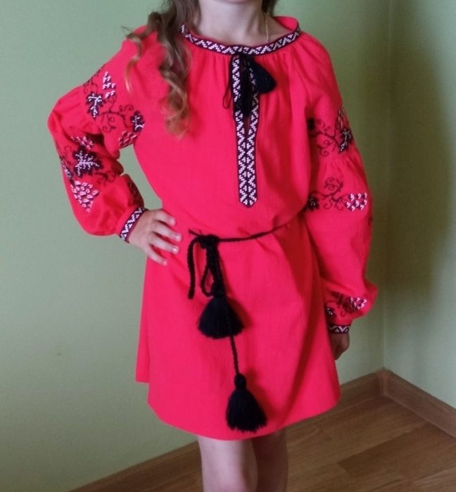 Плаття вишиванка  для дівчинки 6- 8 років