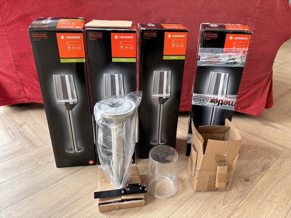 4 Lampy ogrodowe Ledvance Endura calice 50 cm