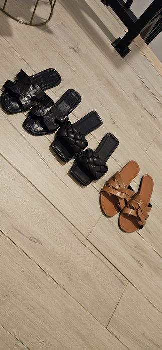 Klapki Sinsay, H&M rozm. 39-40