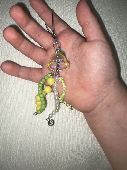 Brelok wisiorek meduza cytrynka