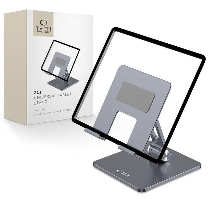 Tech-Protect Z11 universal stand holder tablet grey