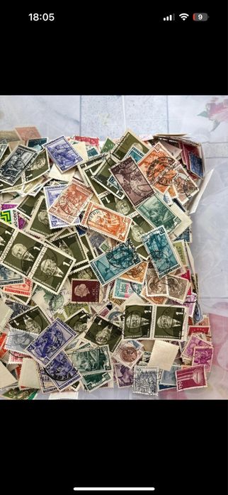 Selos de Coleção Diversos Vários Países Vendo ao Peso - Filatelia