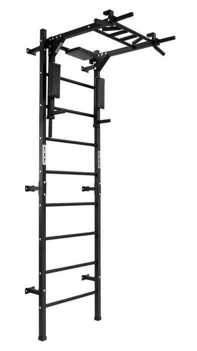 Drabinka gimnastyczna do ćwiczeń Profi czarna | do 250 kg