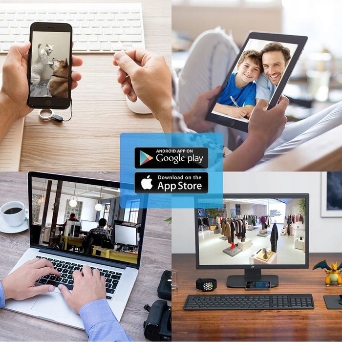 Bezprzewodowa Kamera Fisheye Rybie Oko Ip 360° 3Mpx Wifi