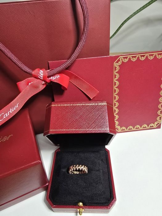 Кольцо золотое Сlash  Cartier