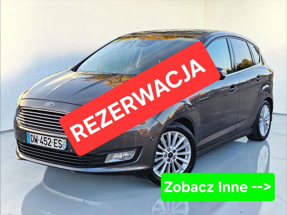Ford C-MAX 1.5 TDCI *DużaNavi*Elektryczna Klapa*HAK*Czujniki*Led*Alu17*