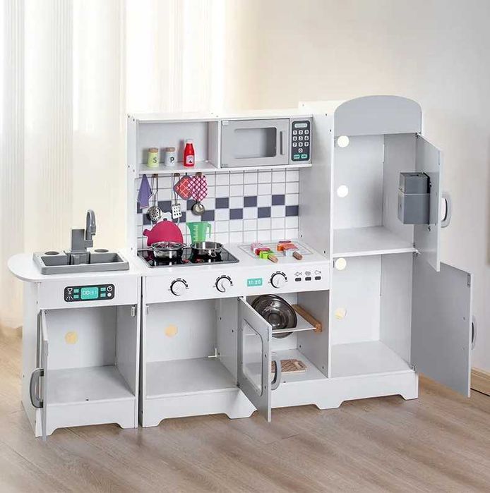 Дитяча кухня дерев'яна  AVKO Альмерія, звукові та світлові ефекти