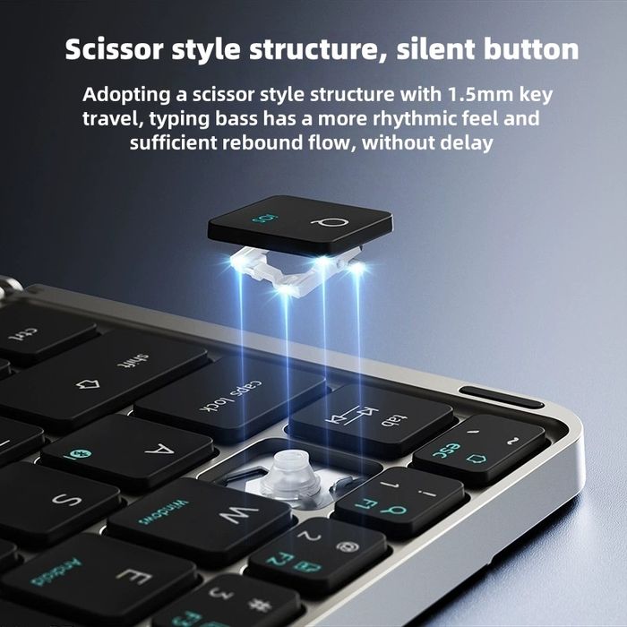 мобільна bluethoth клавіатура, для телефонів, планшетів, пк