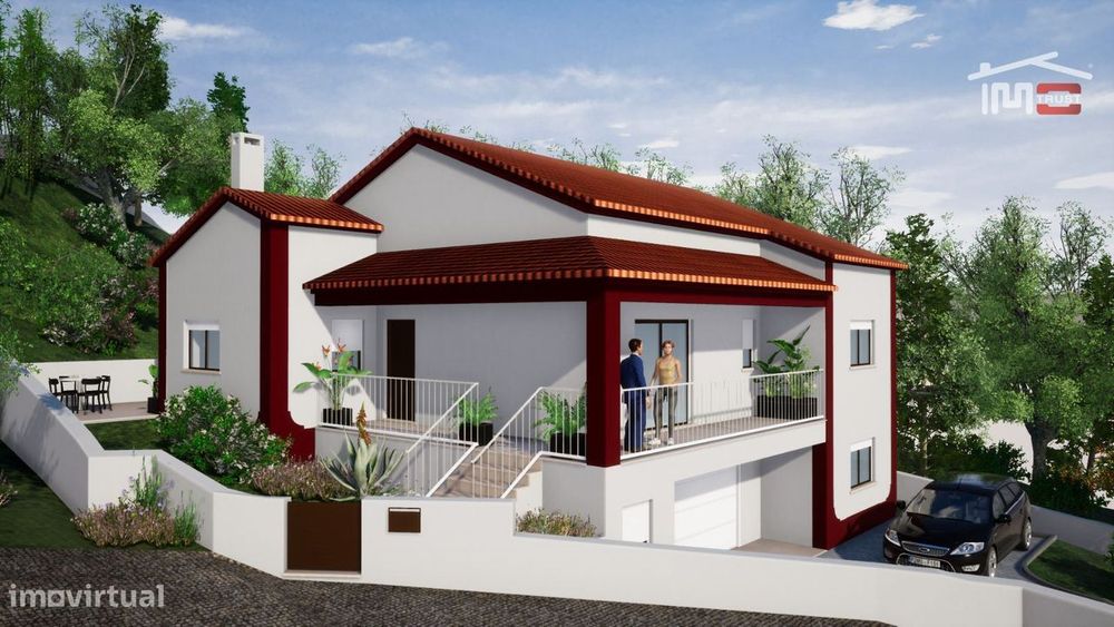 Terreno para moradia com projeto aprovado, situado em Alburitel, Ourém