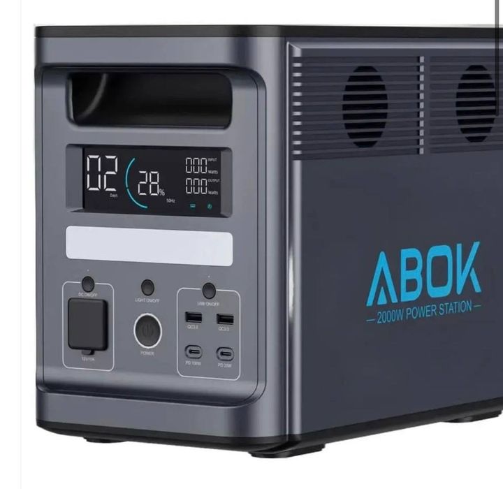 Зарядна станція ABOK 2000W 1536Wh Power Station