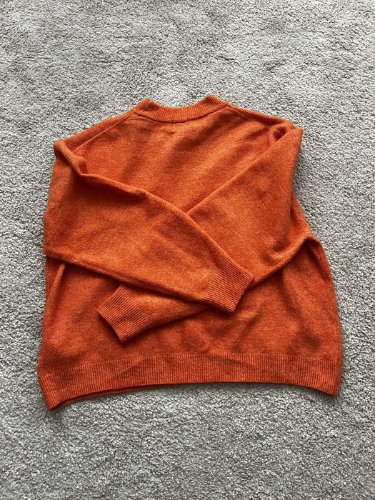 Pomarańczowy sweter H&M M