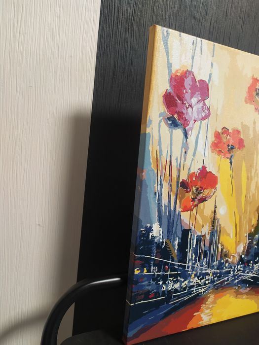 Картина акрилом в подарунок замість листівки