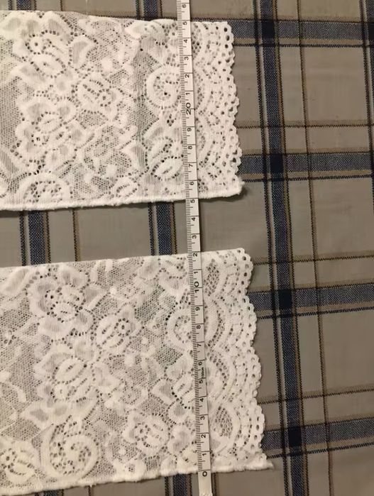 Кружевные перчатки женские белые нежные без пальцев, новые