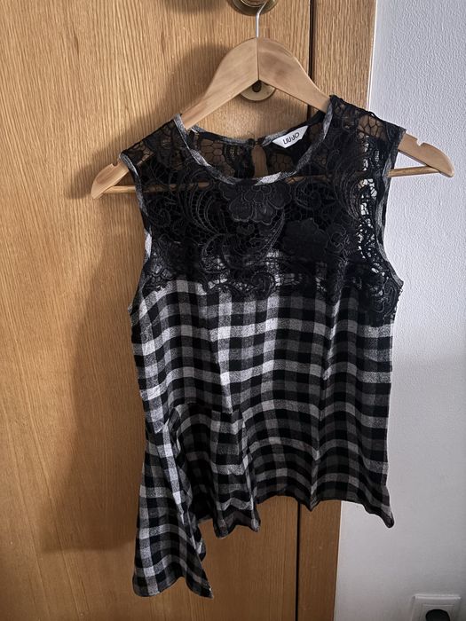 Blusa Liu Jo xadrez P&C