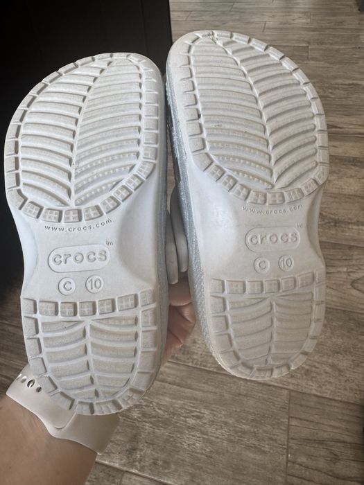 Дитячі Crocs срібні  С10