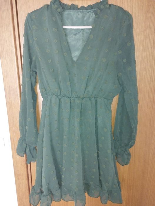 Vestido verde escuro