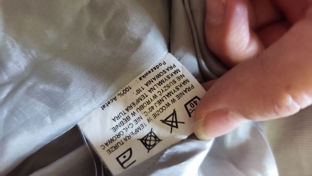 Trencz/płaszcz bawełna i acetat S/M