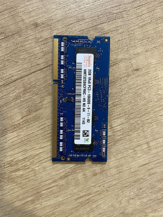 Pamięć RAM DDR3 HYNIX 2GB 1Rx8 PC3 10600S
