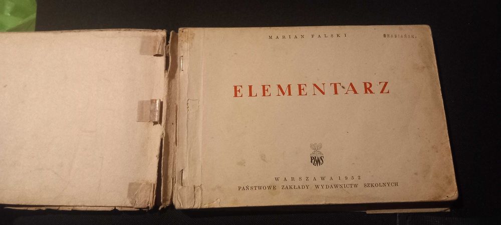 Elementarz Marian Falski 1952