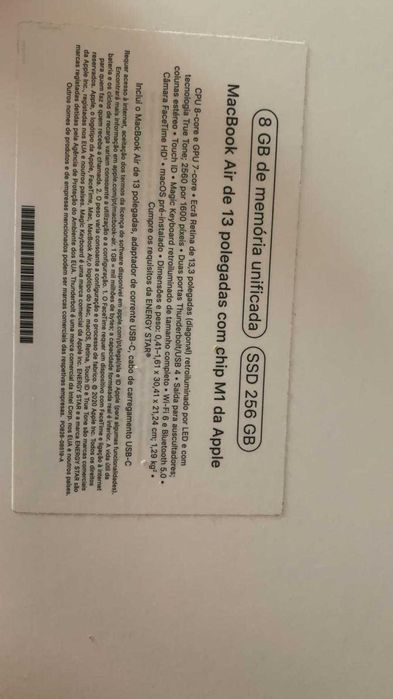 Macbook Air APPLE Cinzento sideral M1 256GB