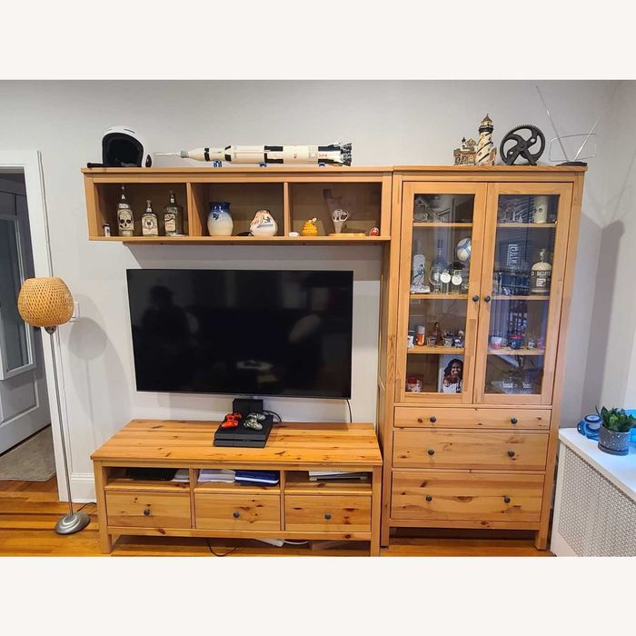 Szafka-kredens-komoda-IKEA HEMNES-LEKSVIK-Frederica-drewno