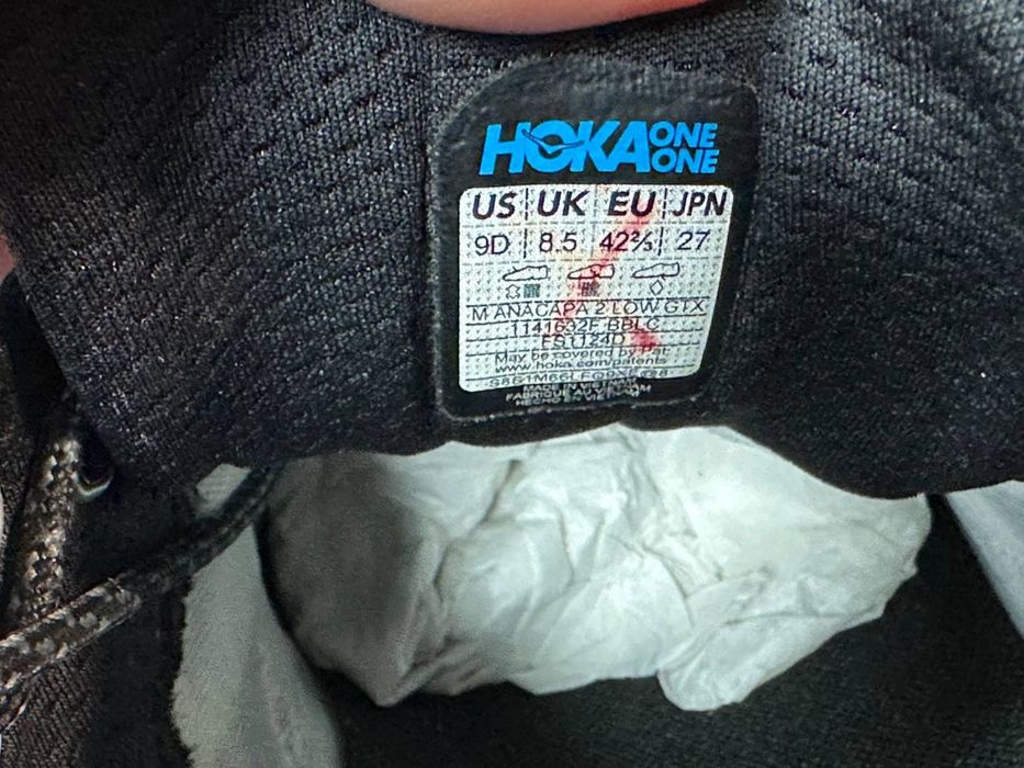 Трекінгові кросівки Hoka Anacapa 2 Gore - Tex ( РОЗМІР 42 - 42 2/3 - 44 2/3 - 46 - 46 2/3 - 48 - 49 )