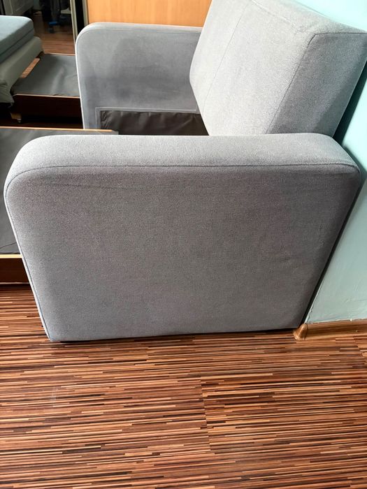 Sofa rozkładana szara