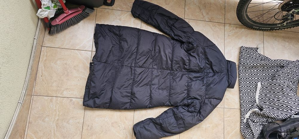 NIKE kurtka puchowa damska długa rozmiar L wymiary na zdjęciach