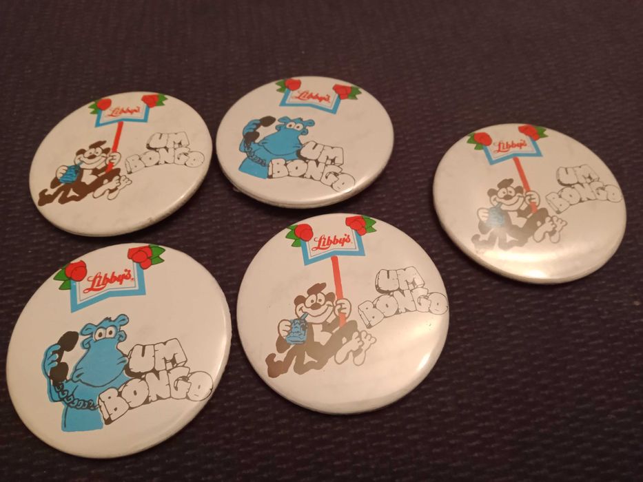 Coleção de Crachás Libby's - colecionismo - anos 80