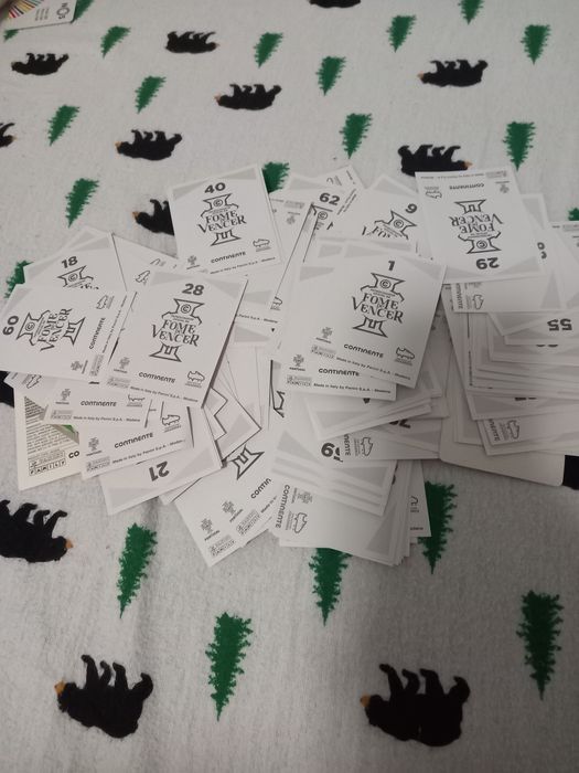 Cromos Fome de Vencer