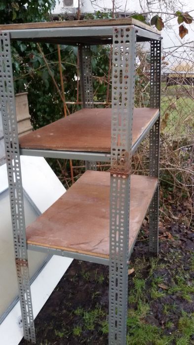 Regał stalowy garażowy