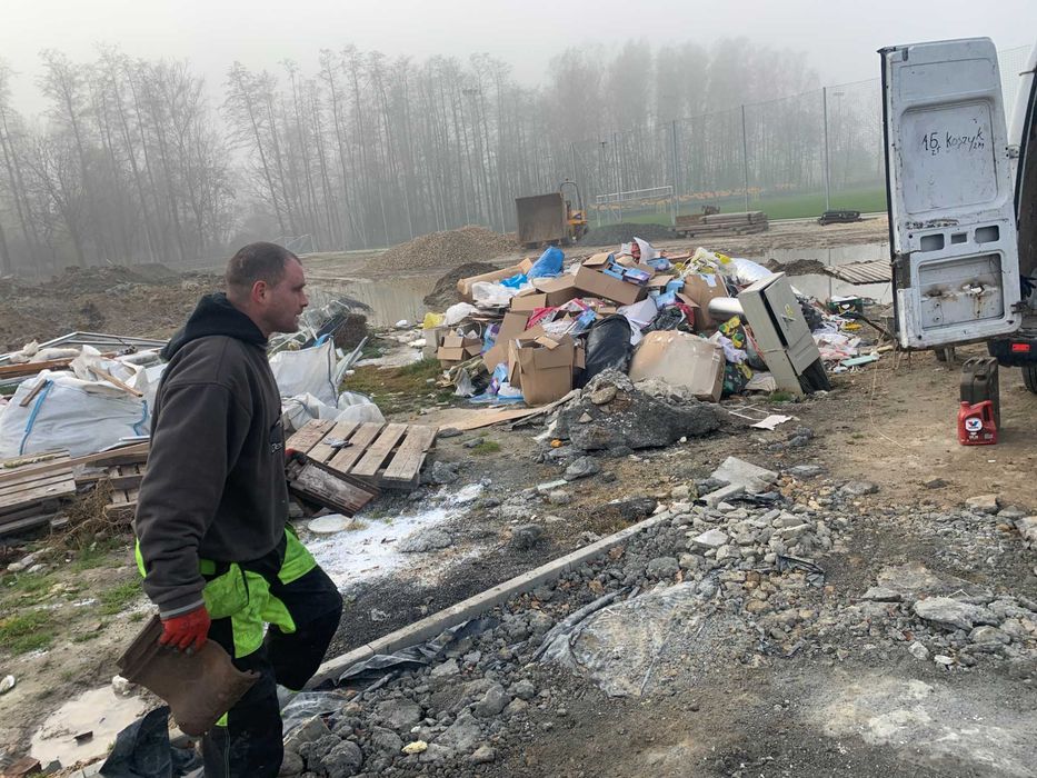 Transport wywóz papy okien gruzu i  utylizacja wszystkiego expres