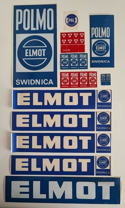 Zestaw pamiątek PRL ELMOT ŚWIDNICA nowe oryginalne rajd unikat Rally