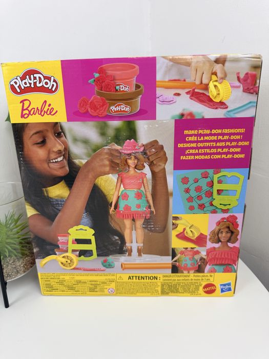 Набір barbie +play doh лялька барбі оригинал запечатна