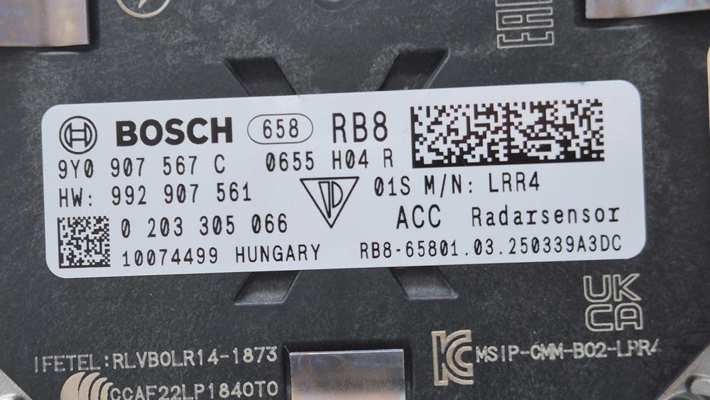 Czujnik Radar Moduł ACC DISTRONIC Porsche 911 Taycan Cayenne 9Y0 NEW